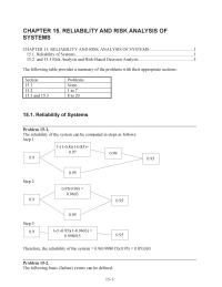Civil Engineering Chapter 15 Homework The minimal cut set is given by&nbsp;