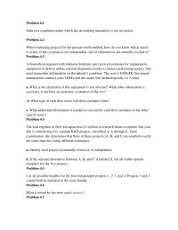 Civil Engineering Chapter 4 Homework The Proposed Schedule 200000 Now 300000 Four