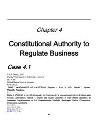 Business Law Chapter 4 Homework Twentyfirst Amendment Granted The States The Authority
