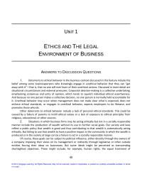 Business Law Chapter 12 Homework The Concern May Also Have Increased Only