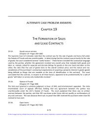 Business Law Chapter 19 Homework The Court Explained That The Plaintiffs Cause