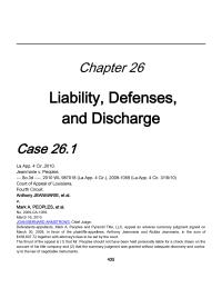 Business Law Chapter 26 Homework Did Not Complete The Payments Under