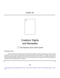 Business Law Chapter 28 Homework Exempted Personal Property Personal Property That Most