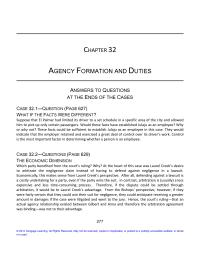 Business Law Chapter 32 Homework Agency Formation Pages 628629 The Court