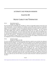 Business Law Chapter 33 Homework Salibas The Time Entered Into Contract With