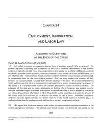 Business Law Chapter 34 Homework Hashmi Provided False Information His I9 Form