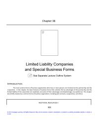 Business Law Chapter 38 Homework&nbsp;Are there other rules that apply to corporations that should be applied to LLCs?