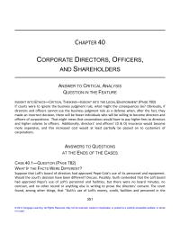 Business Law Chapter 40 Homework Superals Incorporation The Statute Grants Preemptive Rights