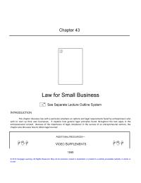 Business Law Chapter 43 Homework Instructors Manual Accompany Business Law Twelfth Edition