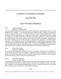 Business Law Chapter 43 Homework The court held that Murphy was entitled to only a one-ninth