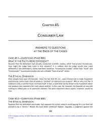 Business Law Chapter 45 Homework Fair Credit Reporting Act And Other Laws
