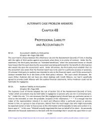 Business Law Chapter 48 Homework Accountants Liability Pages 933935 The Ground
