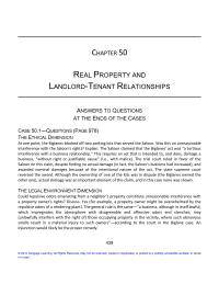Business Law Chapter 50 Homework The Implied Warranty Habitability Requires The Landlord