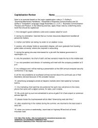 Communications Capitalization Homework Bowling Green State University Where She Majored
