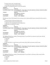 Business Development Chapter 5 Evaluate Various Demand Elasticities topics elasticity price Elasticity