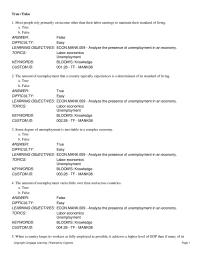 Business Development Chapter 28 An economy’s natural rate of unemployment