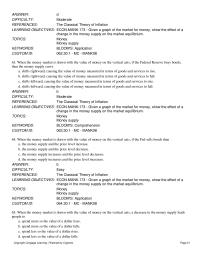 Business Development Chapter 30 The Relevant Money supply