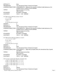 Business Development Chapter 31 Us Net Capital out flow The Purchase Bananas Decreases