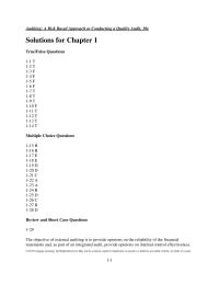 Accounting Chapter 1 Homework Aicpa Sets Audit Standards For Auditors Public