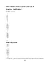 Accounting Chapter 5 Homework Segregation Duties Deficiency A Risk B Controls