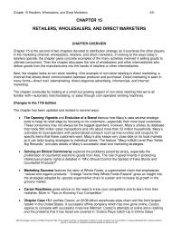 Marketing Chapter 15 Homework Independent Retailers Are Small And Medium sized Stores