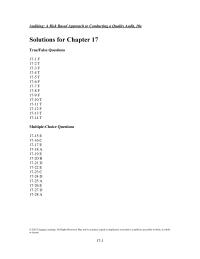 Accounting Chapter 17 Homework Financial and business due diligence