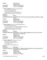 Economics Chapter 13 All The Above Are Possible Depending The