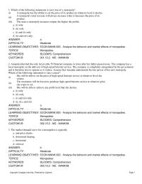 Economics Chapter 15 Which The Following Statements Correct For&nbsp;