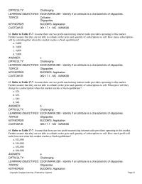 Economics Chapter 17 The Number Firms Oligopoly Market Decreases