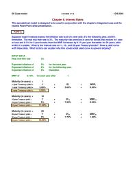Economics Chapter 6 Homework Suppose most investors expect the inflation rate to be