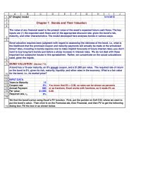 Economics Chapter 7 Homework Bonds With Semiannual Coupons Section 76 Since