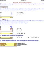 Economics Chapter 9 Homework What Would Its Value Then What Would
