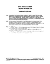 Economics Appendix E Homework Dola 13a2 Answers And Solutions Appendix 13a