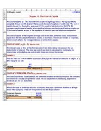 Economics Chapter 10 Homework Equity Fraction 101 102 Example Allieds Addition