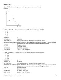 Economics Chapter 21 Which points are affordable?