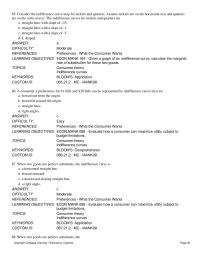 Economics Chapter 21 These Bundles Illustrate The Property That Indifference