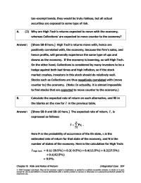 Economics Chapter 12 Homework&nbsp;You should recognize that basing a decision solely on expected
