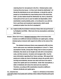 Economics Chapter 14 Homework With Its Capital Structure And Investment Requirements