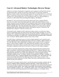 Accounting Chapter 6 Homework Abat Under Section 10b The Securities Exchange