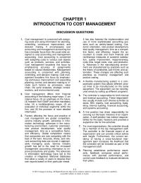 Accounting Chapter 1 Homework Decision Making The Management Accountant Helps The