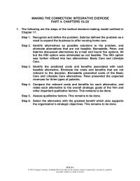 Accounting Chapter 4 Homework Recognize and define the problem. Sabrina defined the problem&nbsp;