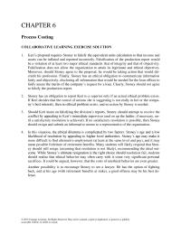 Accounting Chapter 6 Homework Stoney Should Resign And Submit Informative Memo