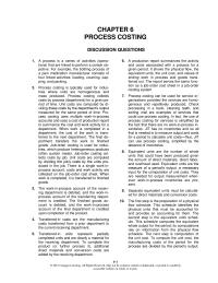 Accounting Chapter 6 Homework From Beginning Work Process Units Ending