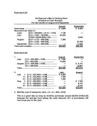 Accounting Chapter 8 Homework This is a good idea as long as monthly purchases exceed