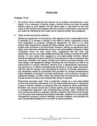 Accounting Chapter 12 Homework Key Elements Activity Management Include Identifying Activities