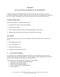 Accounting Chapter 15 Homework Total Productive Efficiency The Point Which Both