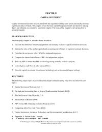 Accounting Chapter 19 Homework Operating Cash Flows Can Assessed From The