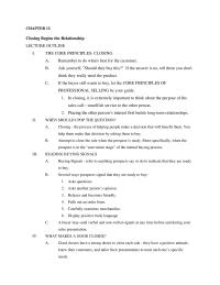 Marketing Chapter 12 Homework Direct Close Salesperson Asks The Customer For