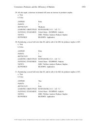 Chapter 7 The government sets the quantity of televisions