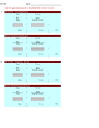 Accounting Chapter 10 Homework Total Weighted Cost Equity Employed Weighted Average
